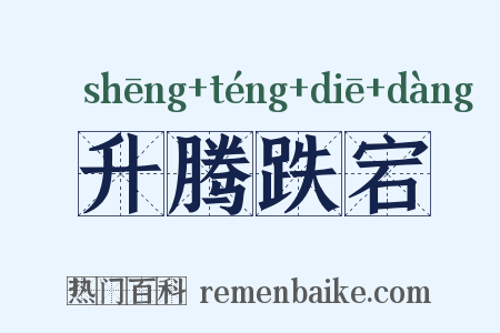 升腾跌宕是什么意思的图片